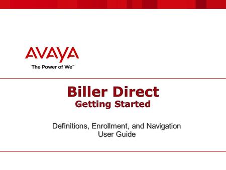 Biller Direct Getting Started