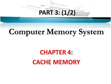 Computer Memory System