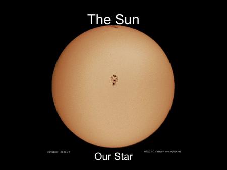 The Sun Our Star. On 1 September 1859, a small white light flare erupted on the Solar surface 17 hours later –Magnetometers recorded a large disturbance.