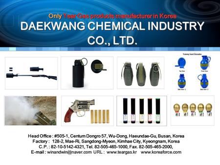 DAEKWANG CHEMICAL INDUSTRY CO., LTD.