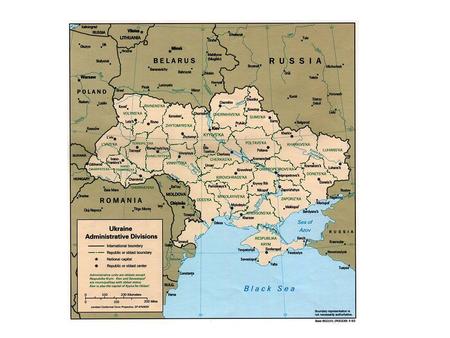 Development and transformation of Ukrainian political institutions: from the Ukrainian Soviet Socialist Republic to independent Ukraine Short historical.