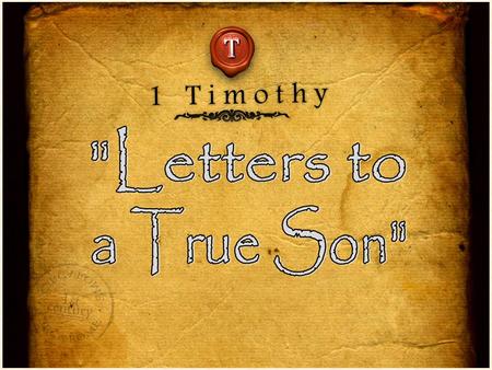 “Timothy, guard what has been entrusted to your care. Turn away from godless chatter and the opposing ideas of what is falsely called knowledge, which.