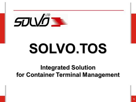 for Container Terminal Management