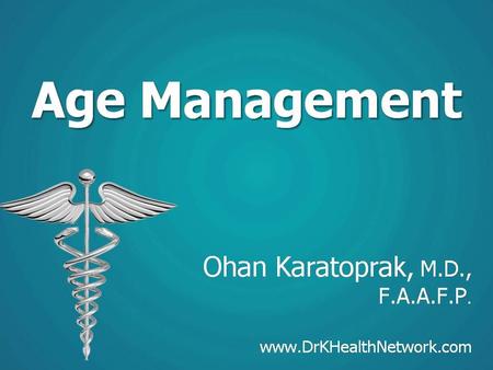 Age Management Relative Impact of Curing Diseases and Slowing Aging.