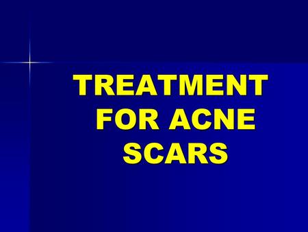 TREATMENT FOR ACNE SCARS. Why do pimples cause scar? Pimples cause scars due to damage to the skin, which occurs when treatment is not taken early and.