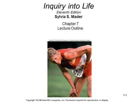 Inquiry into Life Eleventh Edition Sylvia S. Mader