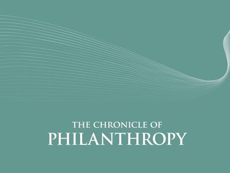 What's Next: 10 Realities and Opportunities Stacy Palmer, Editor The Chronicle of Philanthropy Minnesota Council on Foundations October 31, 2014