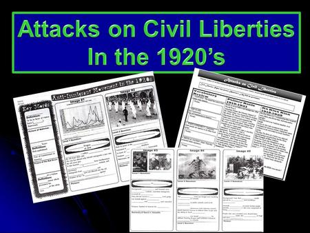 Attacks on Civil Liberties