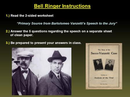 Bell Ringer Instructions