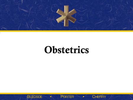 Obstetrics.