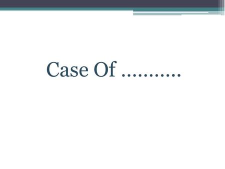 Case Of ………... Case 1 A.Y 19 year- old gravida 2 para 1 was referred to Razan Center – Nablus on 24/03/2012 at GA 29 + as a case of hydrops fetalis. US.