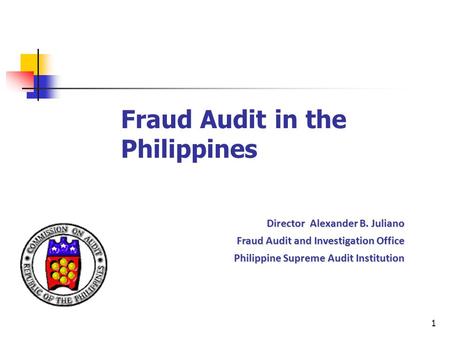 Fraud Audit in the Philippines