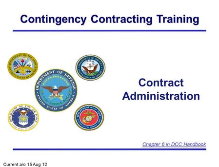 Contingency Contracting Training