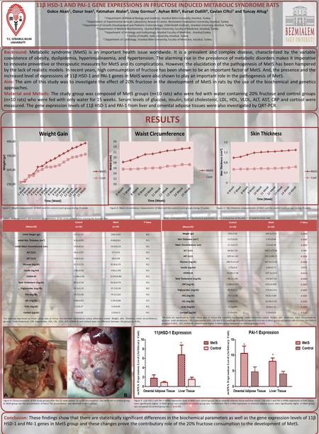 T.C. ISTANBUL BILIM T.C. ISTANBUL BILIMUNIVERSITY Backround: Metabolic syndrome (MetS) is an important health issue worldwide. It is a prevalent and complex.