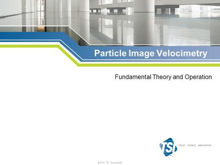 Particle Image Velocimetry