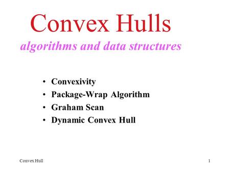 algorithms and data structures