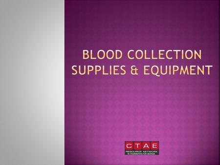  A laboratory requisition form is needed before beginning any blood draw.  Each facility has their own form, which may be hand written or computer generated.