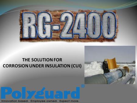 Corrosion under insulation (CUI)