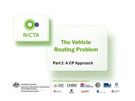 The Vehicle Routing Problem