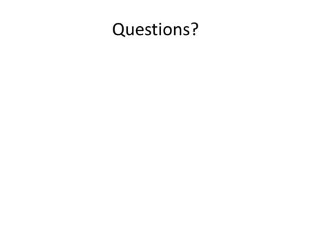 Questions?. Setting a reward function, with and without subgoals Difference between agent and environment AI for games, Roomba Markov Property – Broken.