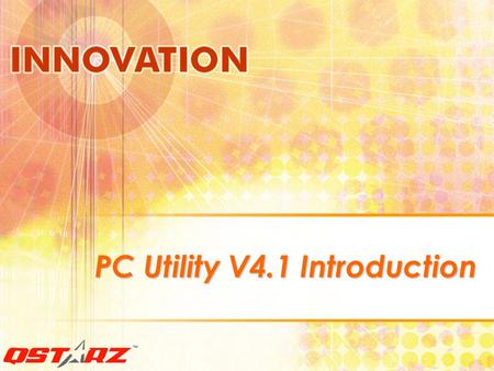 PC Utility V4.1 Introduction. Speed and Altitude graphs integration.