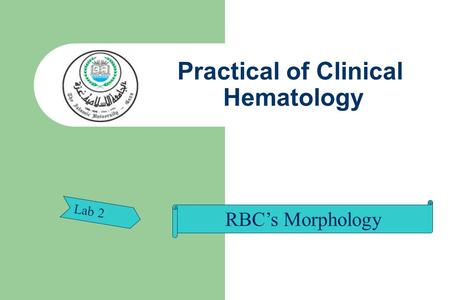 Practical of Clinical Hematology