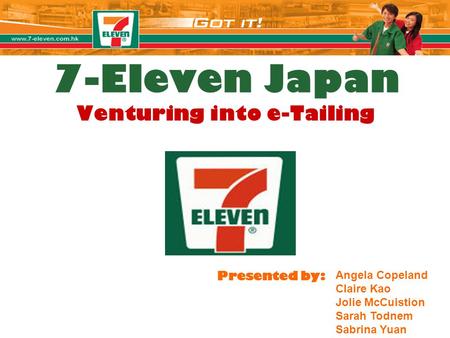 7-Eleven Japan Venturing into e-Tailing