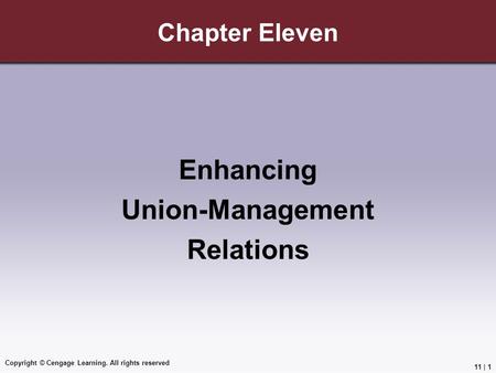 Enhancing Union-Management Relations