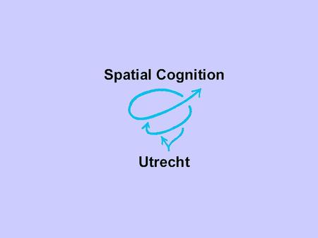 What is Where and How to Get There The Neurocognition of Space Albert Postma Psychological Laboratory, Utrecht