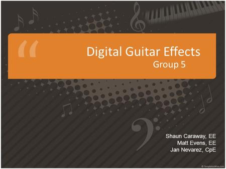 Digital Guitar Effects