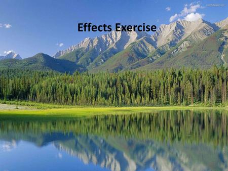 Effects Exercise. Hue( -180) The attribute of a color by virtue of which it is discernible as red, green, etc., and which is dependent on its dominant.