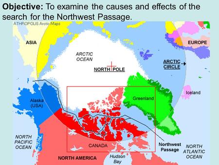 Europeans explorers spent over 100 years searching for a Northwest Passage through North America to Asia. England, France, and Holland began searching.