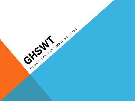 GHSWT WEDNESDAY, SEPTEMBER 24, 2014. ARE FIVE PARAGRAPH ESSAYS REWARDED OR PENALIZED? I HAVE HEARD BOTH STATEMENTS. In scoring student essays, raters.