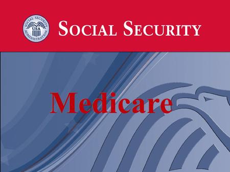 1 1 Medicare. 2 2 Four Parts of Medicare: Medicare Part A – Hospital Insurance Medicare Part B – Medical Insurance Medicare Part C – Medicare Advantage.