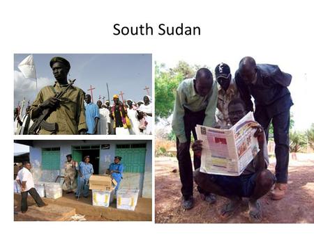 South Sudan. State building should be… Endogenous development (from within) And should involved… State-society bargaining to build more effective, legitimate.