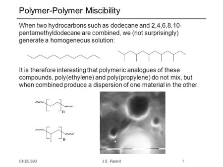 Polymer-Polymer Miscibility