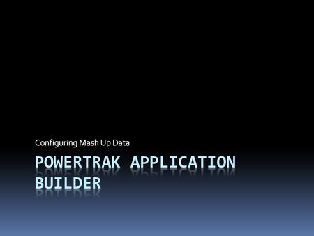 Configuring Mash Up Data. External Data In CRM Contact Without Synchronization External Data.