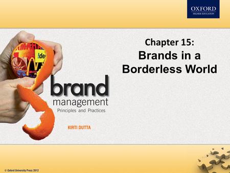 Chapter 15: Brands in a Borderless World