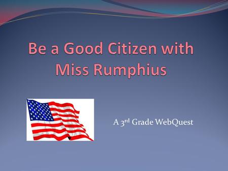 Be a Good Citizen with Miss Rumphius