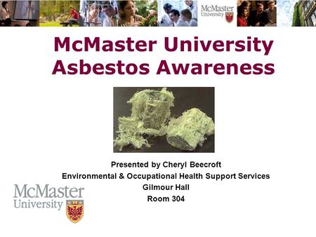 McMaster University Asbestos Awareness