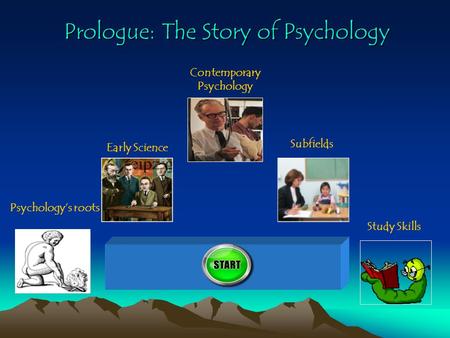 Prologue: The Story of Psychology