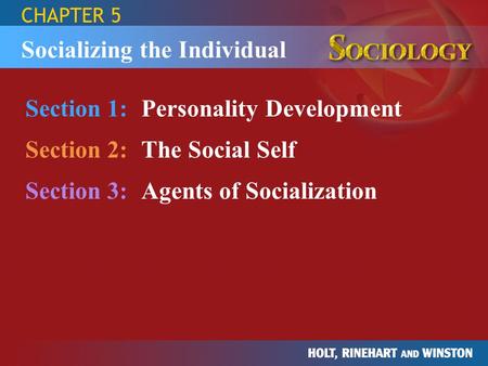 Socializing the Individual