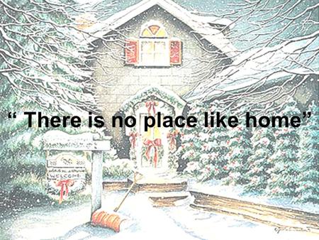 “ There is no place like home”. Hi, my name is Kristina. I live in a nice flat on the second floor. Its number is seven.