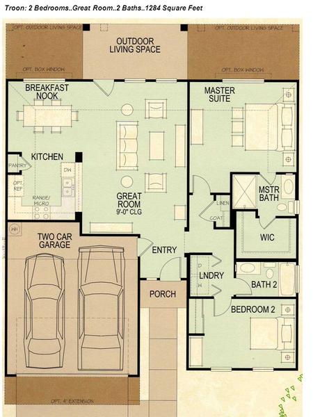 Troon: 2 Bedrooms..Great Room..2 Baths..1284 Square Feet.