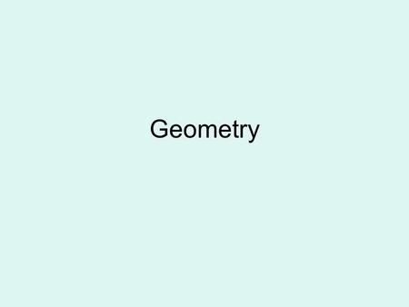 Geometry.