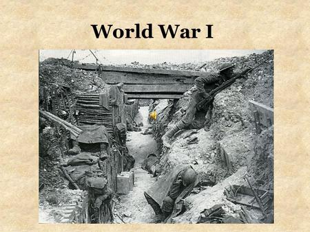 World War I Colonial Competition Some countries felt left out Asia –Opium wars –Boxer rebellion Africa –European colonies –Rules of colonization made.