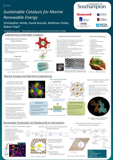 Engineering Sustainable Catalysis Porous Molecular Frameworks: Design Strategy Designing novel framework structures (zeolites, AlPOs, MOFs, ZIFs) with.