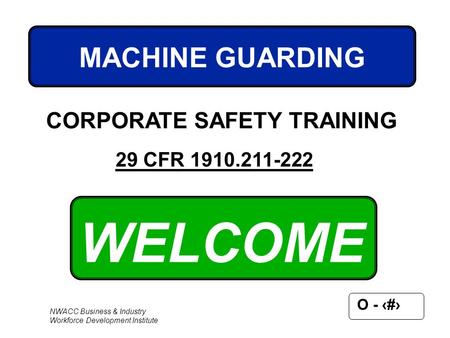 CORPORATE SAFETY TRAINING