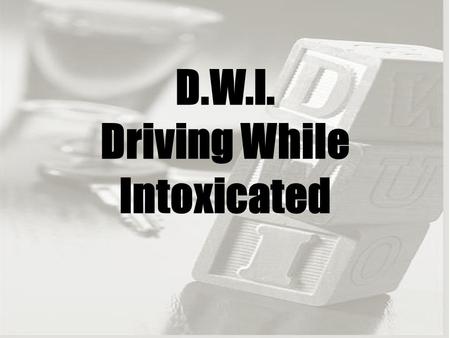 D.W.I. Driving While Intoxicated. Which Friend Would You Be? Three friends are partying: one is about to drive after drinking too much, one is impatient.