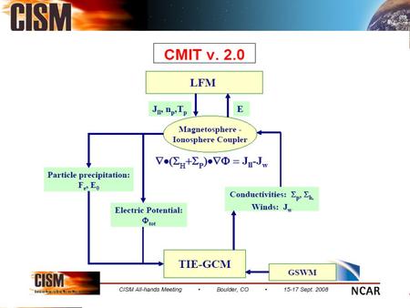 CISM All-hands Meeting Boulder, CO 15-17 Sept. 2008 CMIT Simulations of the Initial Phase of Geomagnetic Storms Wenbin Wang, Jiuhou Lei, Alan Burns, Stan.